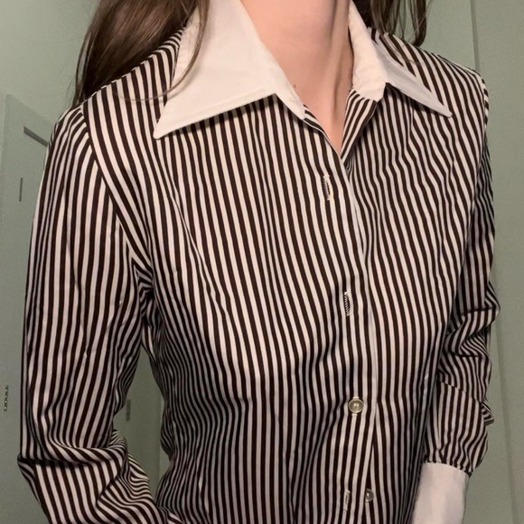 Vintage Striped Blouse - Picture 4 of 8